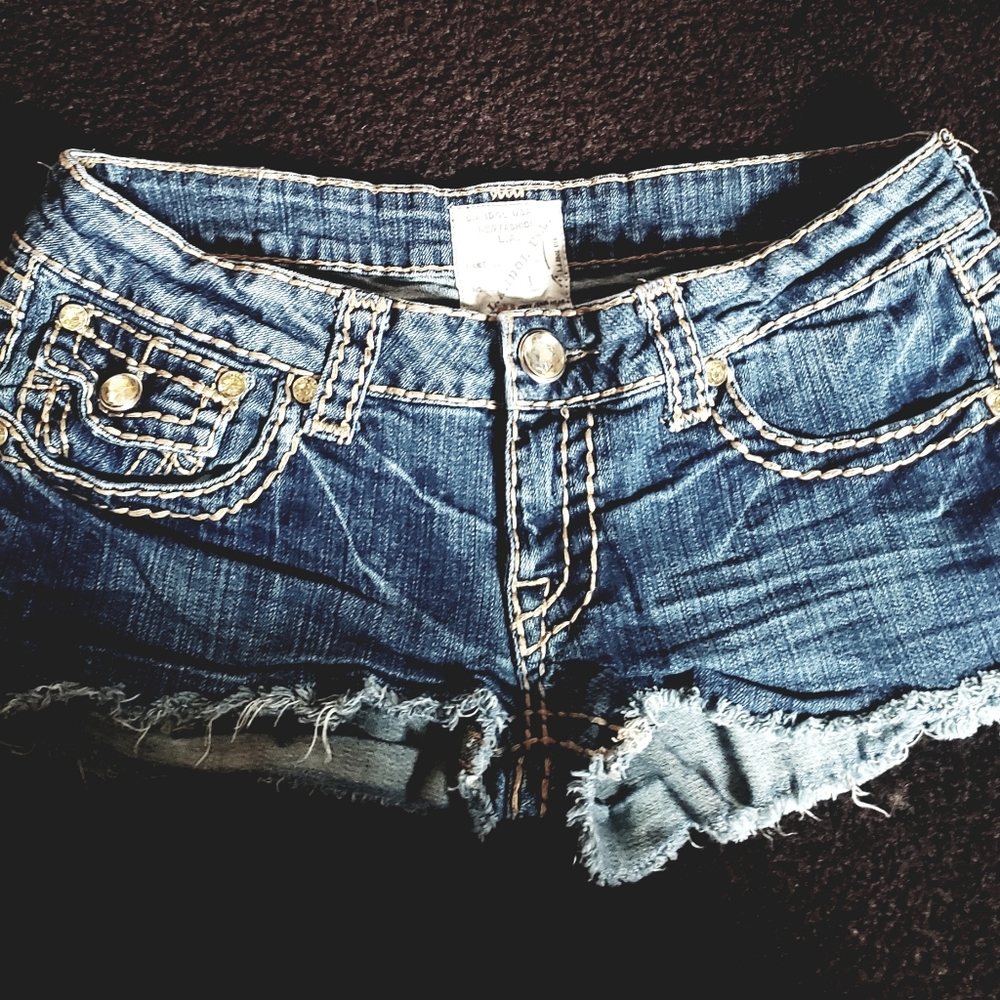 L.a idol jean shorts